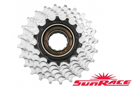 SUNRACE WOLNOBIEG 6-RZĘDOWY 14-28T MOCNY NAKRĘCANY