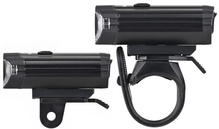 Lampki Rowerowe Zestaw Lampek Przód+Tył 300 LM USB-C PROX LUPUS II 1100mAh