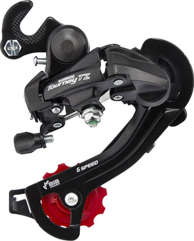 Przerzutka tylna Shimano RDTZ500B przerzutka tylna SGS (długi) 6 rz.