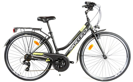 Błotniki Rowerowe SIMPLA 28'' UBIQUIT Do Rowerów Miejskich Pełne Czarne Czerwone