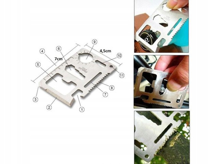 WOJSKOWY ZESTAW SURVIVALOWY ZESTAW PRZEŻYCIA ETUI