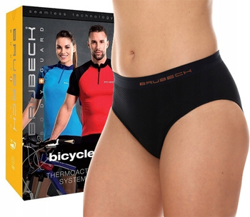 Majtki rowerowe damskie z wkładką BRUBECK L wygodn