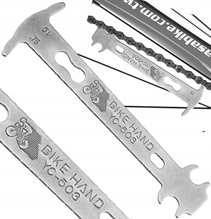 BIKEHAND PRZYMIAR MIERNIK ZUŻYCIA ŁAŃCUCHA NAPĘDU