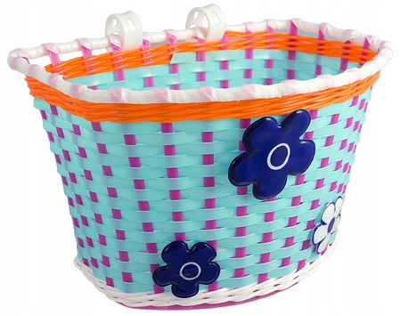 Plastikowy KOSZYK na ROWER HULAJNOGĘ dla dzieci