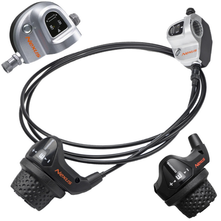 Dźwignia przerzutki Shimano NEXUS 3 REVOSHIFT Przerzutka Linka Pancerz 195