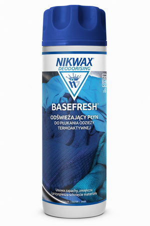 NIKWAX BaseFresh Płyn Pielęgnujący Bielizna Termoaktywna Odświeżacz 300 ml