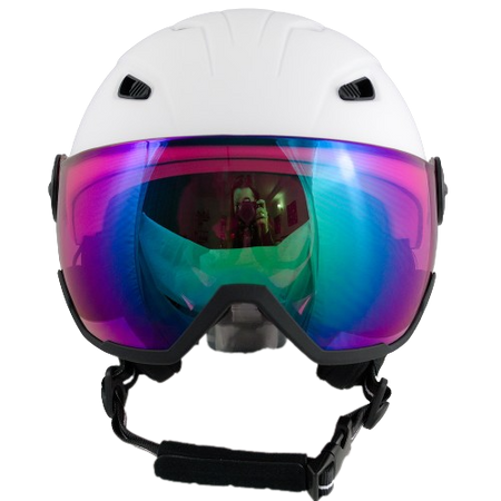 KASK NARCIARSKI Z SZYBĄ GOGLAMI REVO SHIFT KASK SNOWBOARDOWY S +GRATIS