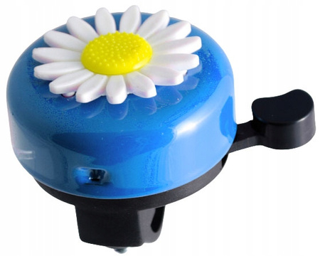DZWONEK ROWEROWY DZIECIĘCY STALOWY KWIATEK 55 MM