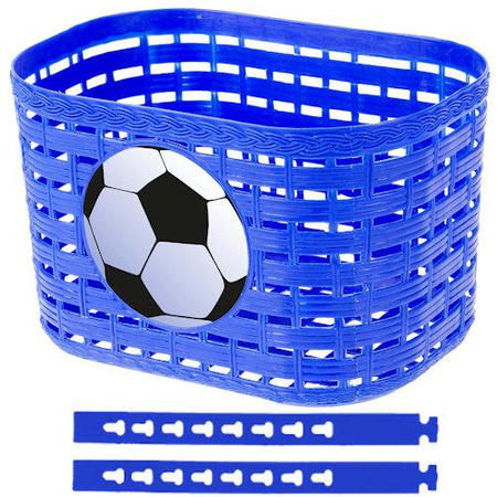 Plastikowy Koszyk Na Rower Dziecięcy Niebieski
