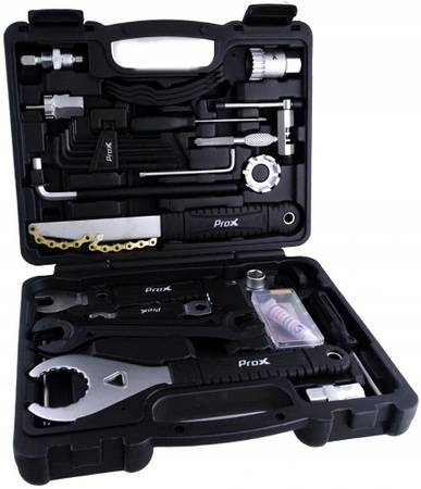 PROX ZESTAW NARZĘDZI KLUCZY ROWEROWYCH WALIZKA 26