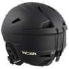 KASK NARCIARSKI KASK SNOWBOARDOWY czarny matowy M +GRATIS