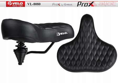 VELO VL8080 SIODŁO SIODEŁKO ROWEROWE DUŻE KANAPA