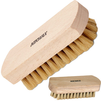 Nikwax Shoe Brush White Bristles Szczotka Do Butów Drewniana Nylon