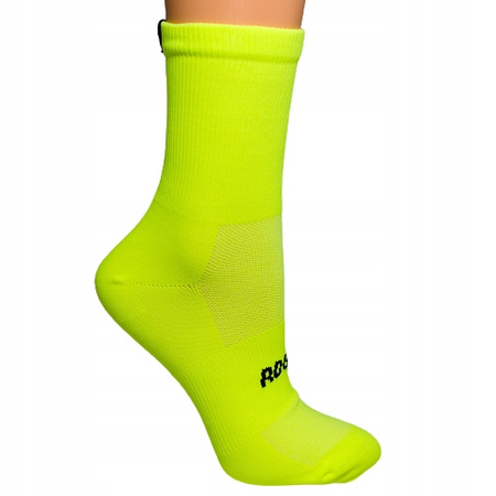 SKARPETKI ROWEROWE ROGELLI 36-39 FLUO LEKKIE 2-PAK