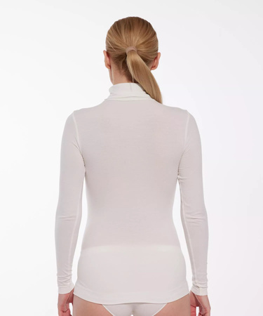 WEŁNIANA DAMSKA BLUZKA GOLF BRUBECK COMFORT MERINO L