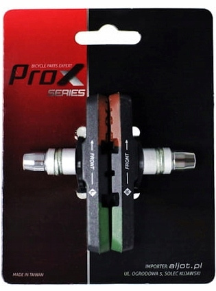 PROX Klocki hamulcowe 3 kolory GWINT V-brake 72 mm