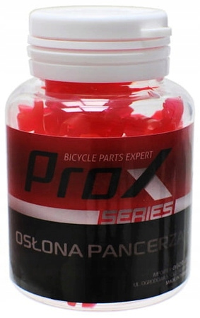 PROX OSŁONA PANCERZA HAMULCA SPIRALA CZERWONA SILK