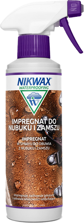 Nikwax Zestaw Do Czyszczenia Butow Z Zamszu i Nubuku 2x300ml Żel+Impregnat