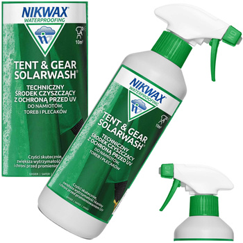 Nikwax Tent&Gear SolarWash Spray-On 500ml Środek UV do Czyszczenia Namiotów