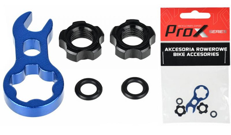 Klucz Zaworu PRESTA FV Klucz Do Wkładu Zaworu Wentyla + Nakrętki Uszczelki