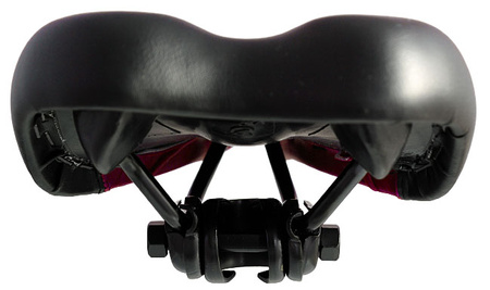 VADER Siodełko Rowerowe Dziecięce Junior + JARZEMKO Czarno-Niebieskie