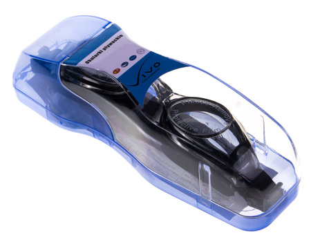 VIVO B0101 OKULARY DO PŁYWANIA ANTI-FOG CZARNE