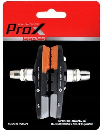 PROX KLOCKI HAMULCOWE 955VC WYMIENNE OKŁADZINY Pomarańczowo Szare
