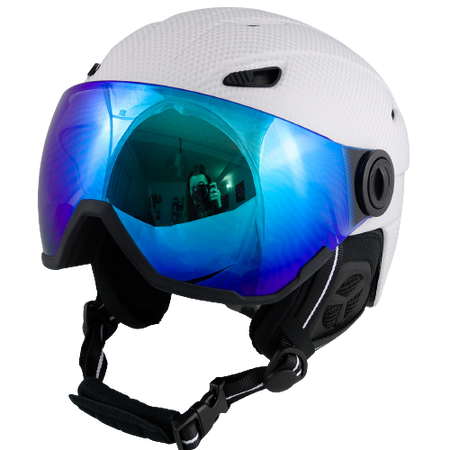 KASK NARCIARSKI Z SZYBĄ GOGLAMI REVO SHIFT KASK SNOWBOARDOWY S +GRATIS