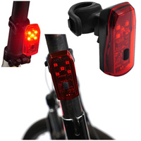 TYLNA LAMPKA 5 LED Z FUNKCJĄ STOP LAMPKA TYŁ ZE STOPEM 17lm