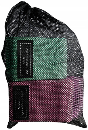 ZESTAW 3 GUMY OPOROWE TAŚMY MATERIAŁOWE DO ĆWICZEŃ