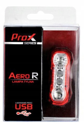 PROX AERO R Lampka rowerowa tylna USB 40 lm