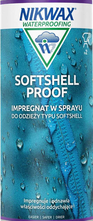 NIKWAX Softshell Proof SPRAY Impregnat Kurtki Bluzy Outdoor Gore-Tex 300 ml