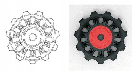 Kółka przerzutki SUNRACE Łożyska maszynowe 11 T