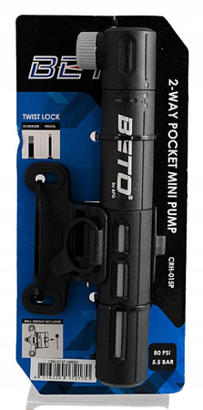 BETO CRH015 Pompka AV/FV ROWEROWA DO PIŁEK IGŁA