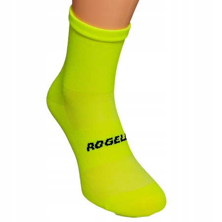 SKARPETKI ROWEROWE ROGELLI 44-47 FLUO LEKKIE 2-PAK