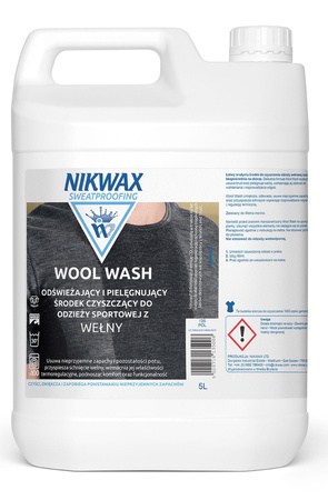 NIKWAX Wool Wash Płyn do Prania Wełny Merino Bielizna Termoaktywna 5 Litrów