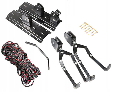 WIESZAK UNIWERSALNY SUFITOWY WINDA ROWER DRABINA