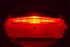 2K Lampka rowerowa LED na bagażnik z odblaskiem ba