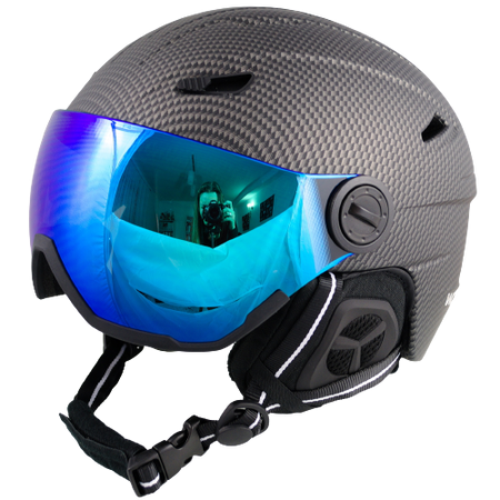 KASK NARCIARSKI Z SZYBĄ GOGLAMI REVO SHIFT KASK SNOWBOARDOWY M +GRATIS