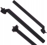SZTYCA 27,2mm WSPORNIK SIODŁA CZARNY Z JARZEMKIEM