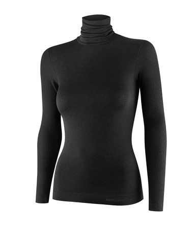 WEŁNIANA DAMSKA BLUZKA GOLF BRUBECK COMFORT MERINO L