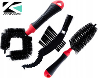 KANDS Zestaw 3 szczotek do czyszczenia roweru