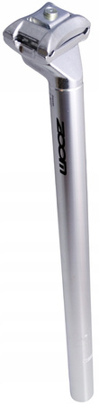 ZOOM Wspornik siodła 25,8 mm srebrny z jarzemkiem