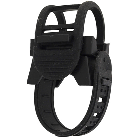 UCHWYT ROWEROWY DO LATARKI LAMPKI UNIWERSALNY GUMOWY REGULOWANY ELASTYCZNY