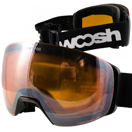 GOGLE NARCIARSKIE GOGLE SNOWBOARDOWE REVO SHIFT NIEPARUJĄCE UV400