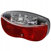 2K Lampka rowerowa LED na bagażnik z odblaskiem R6