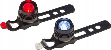 2K LAMPKA ROWEROWA LED PRZÓD+TYŁ ZESTAW NA ROWER