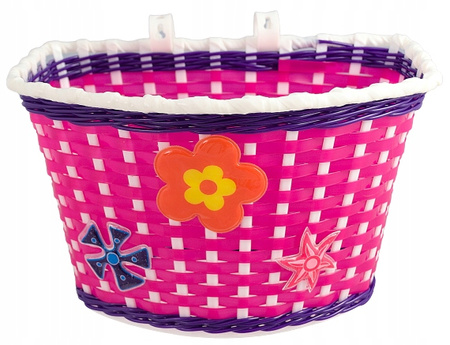 Plastikowy KOSZYK na ROWER HULAJNOGĘ dla dzieci