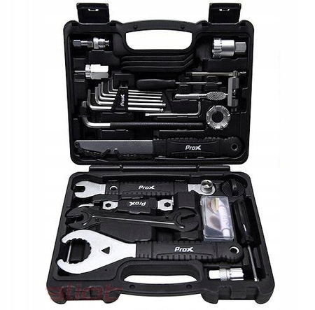 PROX ZESTAW NARZĘDZI KLUCZY ROWEROWYCH WALIZKA 26