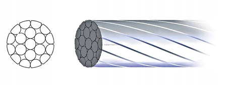 PROX linka przerzutki 1.2 mm x 200 cm SZLIFOWANA